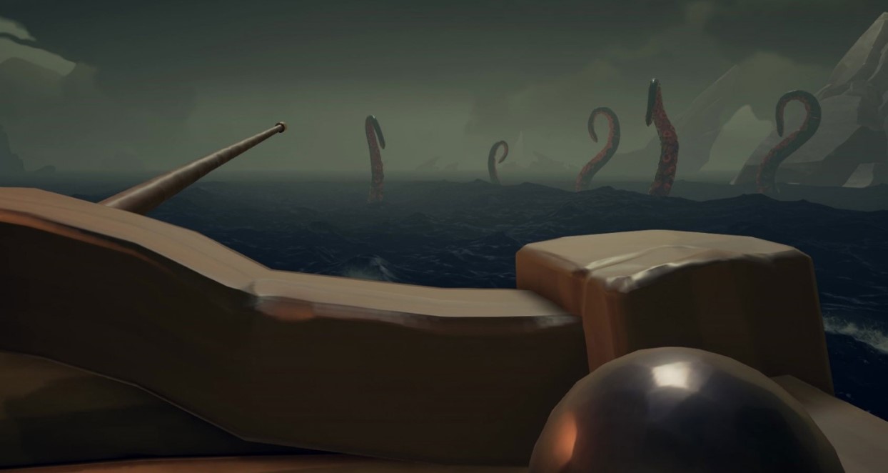 Что падает с кракена sea of thieves